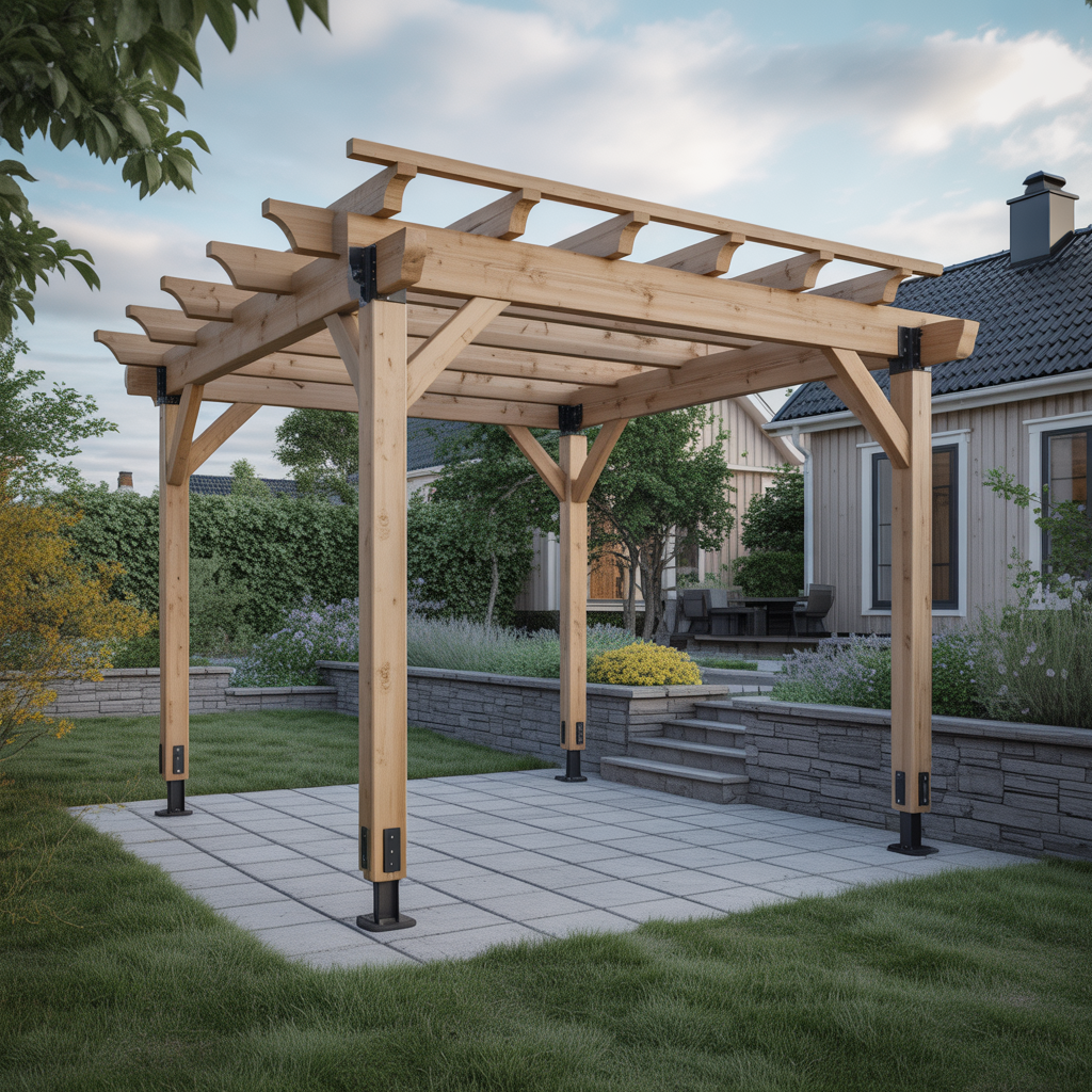 5.Hur bygger du en pergola som klarar kraftiga vindar