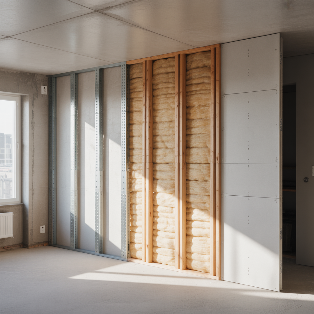 stalregel eller traregel i innervagg pris och ljudklass